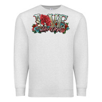 Oatmeal Heather love like jesus roses Premium Sweatshirt - NancyCooperArtShop