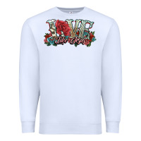 White love like jesus roses Premium Sweatshirt - NancyCooperArtShop