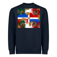 Navy Mexican and Dominican Republic Heavyweight Sweatshirt - texasbilliewilder