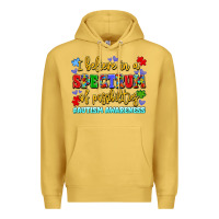 Antique Gold i believe in a spectrum of possibilities Premium Hoodie - LillyAllenDesigns