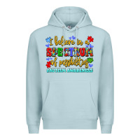 Blue Mist i believe in a spectrum of possibilities Premium Hoodie - LillyAllenDesigns