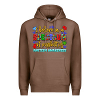 Chestnut i believe in a spectrum of possibilities Premium Hoodie - LillyAllenDesigns