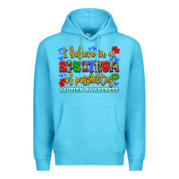 Ocean Blue i believe in a spectrum of possibilities Premium Hoodie - LillyAllenDesigns