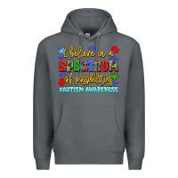 Rock i believe in a spectrum of possibilities Premium Hoodie - LillyAllenDesigns