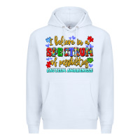 White i believe in a spectrum of possibilities Premium Hoodie - LillyAllenDesigns