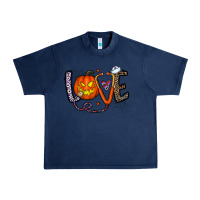 Navy love halloween Urban Heavy Tee - CowhideDigitalArt