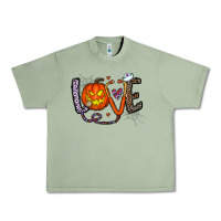 Oil Green love halloween Urban Heavy Tee - CowhideDigitalArt