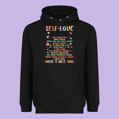 Self Love Girl Tour Malias Heavyweight Hoodie Designed By Maliassmallbusiness