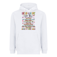 White self love girl tour malias Heavyweight Hoodie - MaliasSmallBusiness