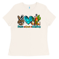 Bone peace love whiskey Ladies Tee - AdoDesignShop