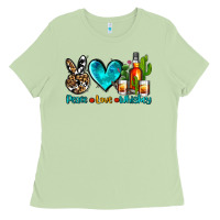 Matcha peace love whiskey Ladies Tee - AdoDesignShop