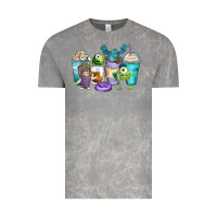 Cloud Rock cartoon characters coffee cups Vintage Tee - Zillion Design Studio