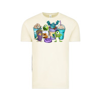 Vintage Arctic cartoon characters coffee cups Vintage Tee - Zillion Design Studio