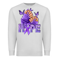 Dove Grey Hope all Cancers nails Premium Sweatshirt - NancyCooperArtShop