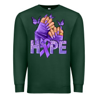 Sports Green Hope all Cancers nails Premium Sweatshirt - NancyCooperArtShop