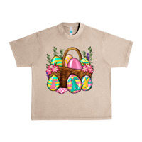 French Oak Easter eggs with basket Easter Day Urban Heavy Tee - Neo Western