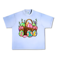 Grape Ice Easter eggs with basket Easter Day Urban Heavy Tee - Neo Western