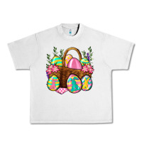 Lunar Rock Easter eggs with basket Easter Day Urban Heavy Tee - Neo Western