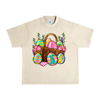 Sandshell Easter eggs with basket Easter Day Urban Heavy Tee - Neo Western
