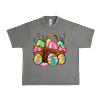 Tornado Easter eggs with basket Easter Day Urban Heavy Tee - Neo Western