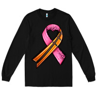 Black breast cancer sport ribbons Long Sleeve Tee - AdoDesignShop