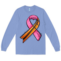 Colony Blue breast cancer sport ribbons Long Sleeve Tee - AdoDesignShop