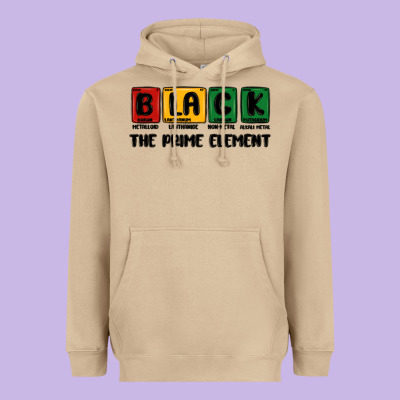 Prime Element Heavyweight Hoodie Designed By Maliassmallbusiness