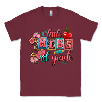 Burgundy little miss 3rd grade Classic Tee - AdoDesignShop