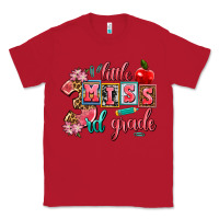 Red little miss 3rd grade Classic Tee - AdoDesignShop