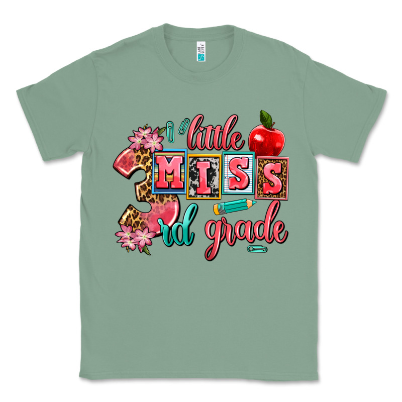 Little Miss 3rd Grade Classic Tee by AdoDesignShop | Teevron