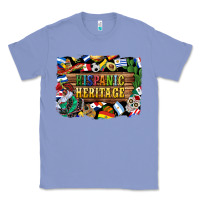 Colony Blue hispanic heritage flags Classic Tee - BundleAndBundleShop