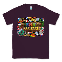 Plum hispanic heritage flags Classic Tee - BundleAndBundleShop