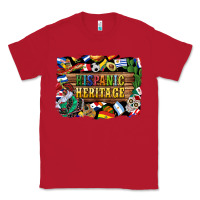 Red hispanic heritage flags Classic Tee - BundleAndBundleShop