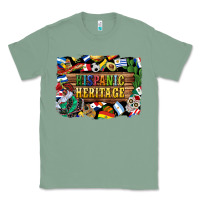 Sage hispanic heritage flags Classic Tee - BundleAndBundleShop