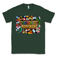 Sports Green hispanic heritage flags Classic Tee - BundleAndBundleShop