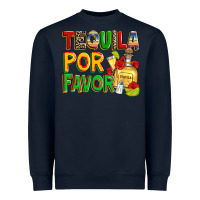 Navy tequila por favor Heavyweight Sweatshirt - Zillion Design Studio