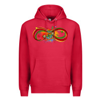 Cardinal butterfly infinity symbol autism Premium Hoodie - LillyAllenDesigns