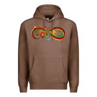Chestnut butterfly infinity symbol autism Premium Hoodie - LillyAllenDesigns