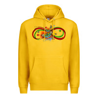 Lemon butterfly infinity symbol autism Premium Hoodie - LillyAllenDesigns