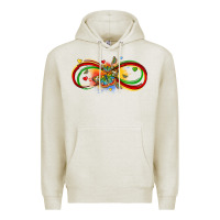Oatmeal Heather butterfly infinity symbol autism Premium Hoodie - LillyAllenDesigns