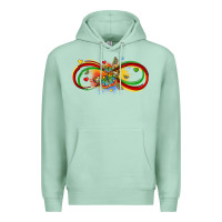 Seafoam butterfly infinity symbol autism Premium Hoodie - LillyAllenDesigns