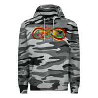 Slate Camo butterfly infinity symbol autism Premium Hoodie - LillyAllenDesigns