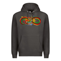 Smoke butterfly infinity symbol autism Premium Hoodie - LillyAllenDesigns