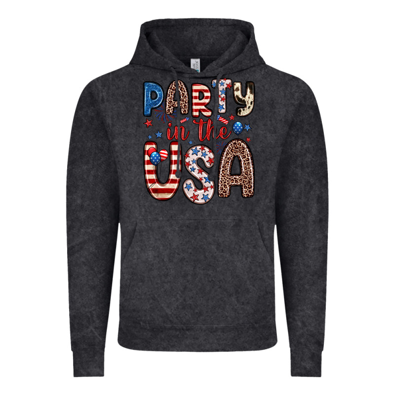 Party In The Usa Vintage Hoodie by Zillion Design Studio | Teevron