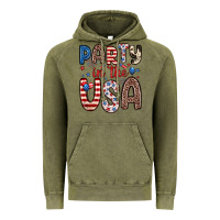 Vintage Olive party in the usa Vintage Hoodie - Zillion Design Studio