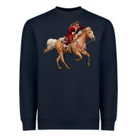 Navy christmas cowgirl Heavyweight Sweatshirt - RanaPortraitStore