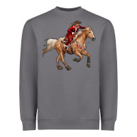 Christmas Cowgirl Heavyweight Sweatshirt | Teevron