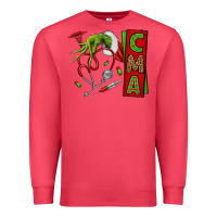 Cardinal grinch hand cma nurse Premium Sweatshirt - NancyCooperArtShop