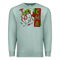 Seafoam grinch hand cma nurse Premium Sweatshirt - NancyCooperArtShop