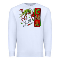White grinch hand cma nurse Premium Sweatshirt - NancyCooperArtShop